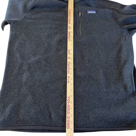 Patagonia sweater, 1/4 zip, charcoal, men's size XXL - Picture 6 of 7